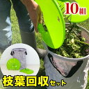 【ボーナスSALE開催中】落ち葉 刈り草 回収セット 入数10 10セット 落葉拾い 落葉集め 落葉 枝広い 庭掃除 造園作業 農作業 折りたたみ可能