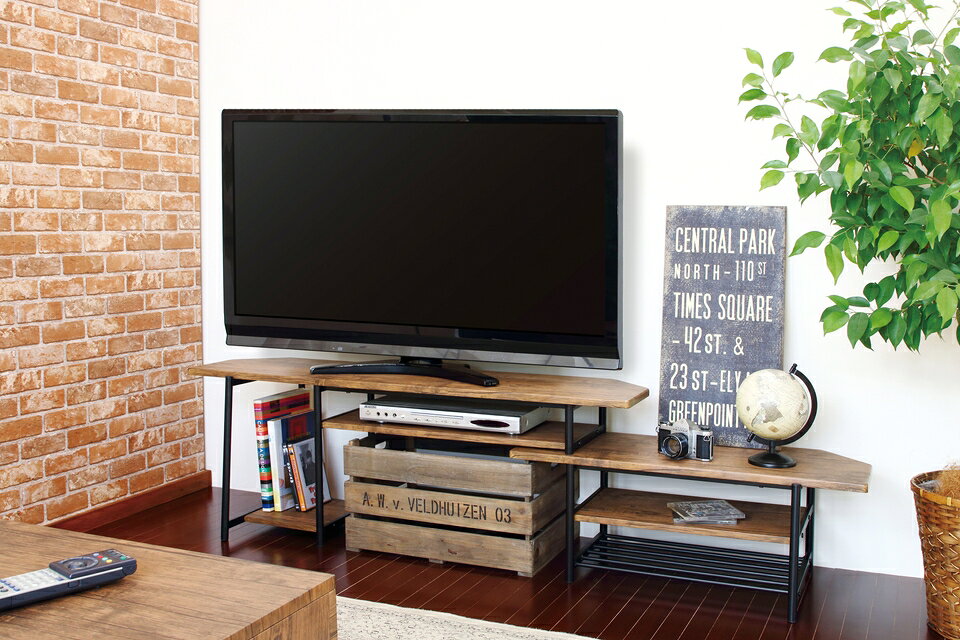 【6ヶ月保証付】スライドTVボード テレビ台 テレビボード AVラック テレビラック TVボード オシャレ おしゃれ シンプル 収納 テレビ台 リビング収納 [3]