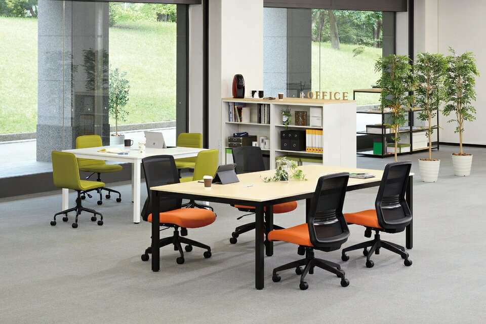 【6ヶ月保証付】オフィスチェアメッシュ張り 椅子 チェアー いす イス チェア シンプル モダン オフィス 事務用 チェア 家具 チェア デスクチェア 在宅ワーク テレワーク キャスター付き キャスター [3]