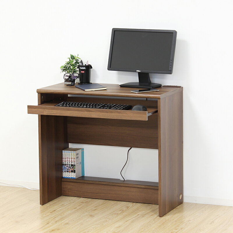 【6ヶ月保証付】デスク コンパクトデスク パソコンデスク フットレスト付き コンセント収納付き 引き出..