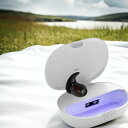 耳栓専用 消毒ケース アクセサリーケース 自動クリーン搭載 抗菌 uvc usb 耳栓入れ 自動作動 耳栓用ボックス ホワイト 小物ケース バイオレット ledクリーンニングケース 雑菌/バクテリアゼロ 持ち運び便利 コンパクト 収納グッズ
