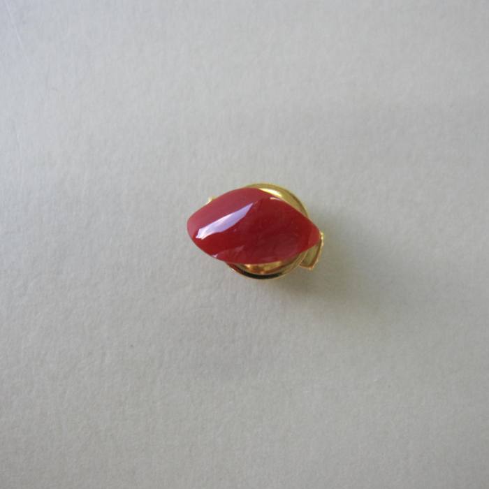 日本高知産血赤珊瑚変形ピンタック・...