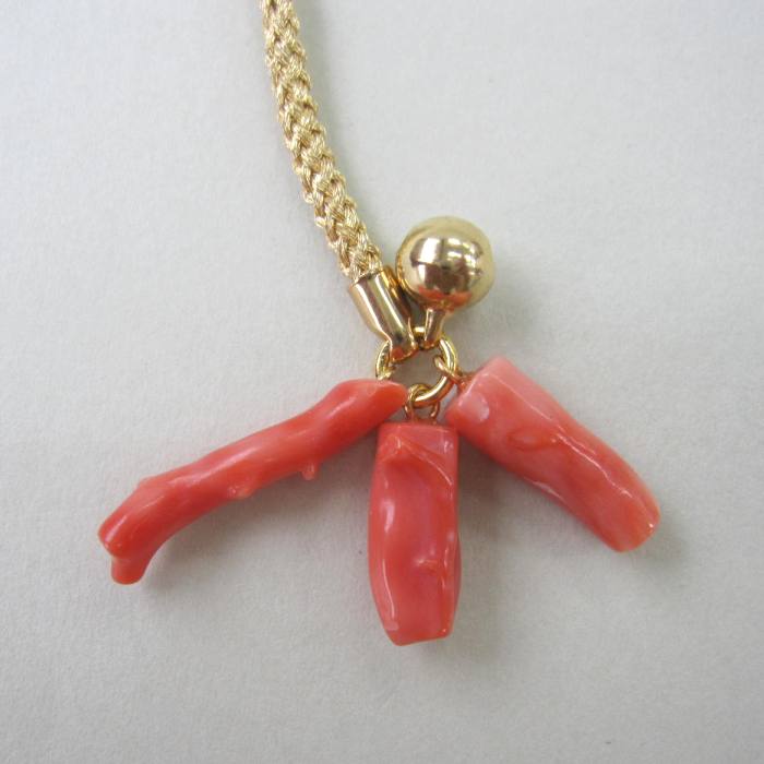 ピンク珊瑚 枝 根付 （3個付） お守り 厄除け 開運 『宝石サンゴ』 珊瑚婚 還暦 誕生日 御祝 厄除 御守 3月の誕生石 ギフト プレゼント 結婚35周年 珊瑚職人 2