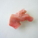 ピンク珊瑚 桜の彫り 枝 帯留め 帯 着物 和装小物 真鍮 宝石サンゴ 珊瑚婚 還暦 誕生日 御祝 厄除 御守 3月の誕生石 ギフト プレゼント 結婚35周年 ...