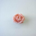 ピンク珊瑚 薔薇の花の彫り 帯留め 真鍮 着物 浴衣 和装小物 宝石サンゴ 珊瑚婚 還暦 誕生日 御祝 厄除 御守 3月の誕生石 ギフト プレゼント 結婚35周...