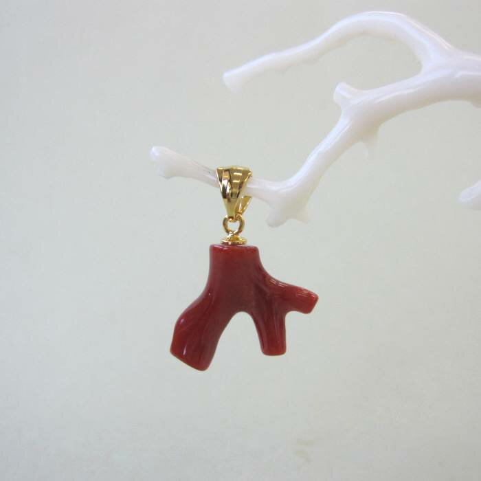 日本 高知産赤珊瑚 枝のペンダントップ SILVER 人気 「アカ」 『宝石サンゴ』 珊瑚婚 還暦 誕生日 御祝 厄除 御守 3月の誕生石 ギフト プレゼント ...