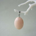 ミッド珊瑚 オーバルペンダントトップ K18WG ダイヤモンド0.01ct 『宝石サンゴ』 珊瑚婚 還暦 誕生日 御祝 厄除 御守 3月の誕生石 ギフト プレゼ...