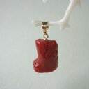 日本 高知産赤珊瑚 ペンダントトップ K18 『宝石サンゴ』 珊瑚婚 還暦 誕生日 御祝 厄除 御守 3月の誕生石 ギフト プレゼント 結婚35周年 珊瑚職人