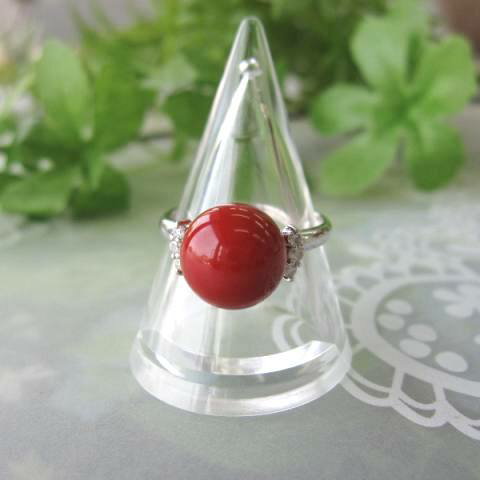 日本・高知産血赤珊瑚豪華プラチナデ...