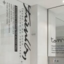 ウォールステッカー アルファベット 壁 窓 リフォーム 北欧 転写 リビング 壁シール wallsticker インテリアシール カフェ 寝室 キッズ 子ども部屋 英語 英字 男前 サンサンフー トゥモロー