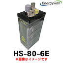 エナジーウィズ HS-80-6E (6V 80Ah) HS 産業用 蓄電池 鉛蓄電池 触媒栓付き バッテリー ベント式据置鉛蓄電池 発電機始動用 昭和電工 日立化成 新神戸(2)