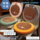 \週末だけ!全品P5+1000円OFF/ひんやり座布団 チェアクッション 冷感 涼感 車用クッション ナチュラル ひんやり涼感が楽しめる 接触冷感 竹マット 父の日 母の日 子供の日