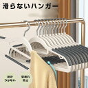 多機能ハンガー 10本 すべらない ハンガー 滑り止め 回転フック 収納 省スペース 洗濯 物干し ハンガー 乾湿両用 スリム 新生活 引っ越し Tシャツ ハン...