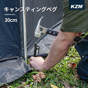 KZM キャスティングペグ 30cm テント タープ 設営 ペグ ペグセット 頑丈 強固 アウトドア レジャー ソロキャンプ キャンプ キャンプ用品 (kzm-...