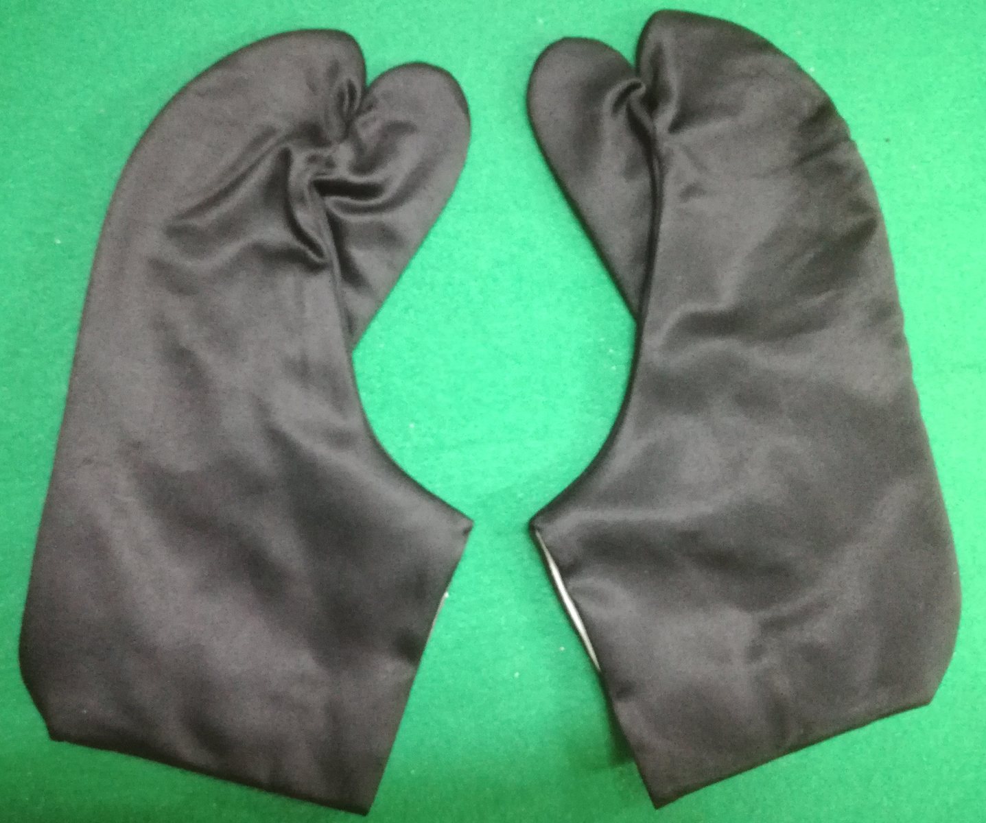 和装小物 紳士黒タビ 肌に優しいネル裏地