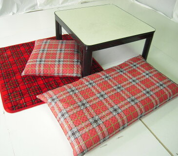 【半額!楽天スーパーSALE期間限定】こたつペット 正方形 95x95cm 起毛 タータンチェック チェック 格子 赤 あったか 暖か 暖かい あたたか おしゃれ かわいい こたつ 中敷 中敷き ラグ クッション クッション マット こたつマット コタツ 冬