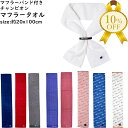 【夏物処分SALE★10%OFF】マフラータオル 20×100cm チャンピオン Champion タオル 綿100% 抗菌防臭 バンド付き パイル ジョギング 運動 首下げ