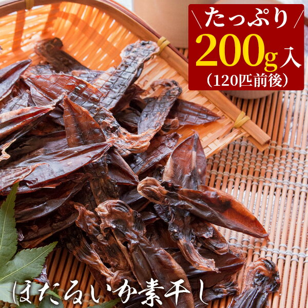 ほたるいか素干し“無添加”200g（ホタルイカ素干し120匹前後入） おつまみ 珍味 送料無料 ネコポス（他商品との同梱不可）