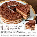 誕生日ケーキ バースデーケーキ 大人 チョコ 誕生日プレゼント 恋人達のチョコレートケーキ 6号 18cm 生チョコケーキ あす楽 母の日限定 ラッピング無料 2