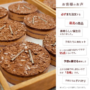 バースデーケーキ誕生日ケーキ恋人達のチョコレートケーキ5号15cm4〜6人分口溶けは生チョコ以上