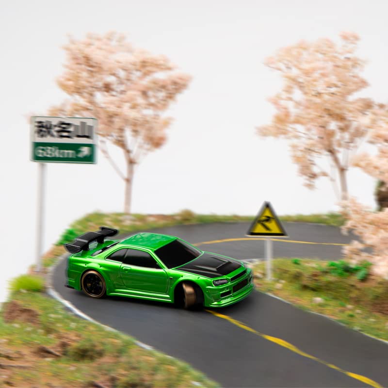Turbo Racing C64 1:76ドリフトカー ターボレーシング 1/76ミニRCカー 30分連続稼働 ドリフト走行 2.4GHz技適認証済み 比例制御 ジャイロ付き 車おもちゃ フルセット 3