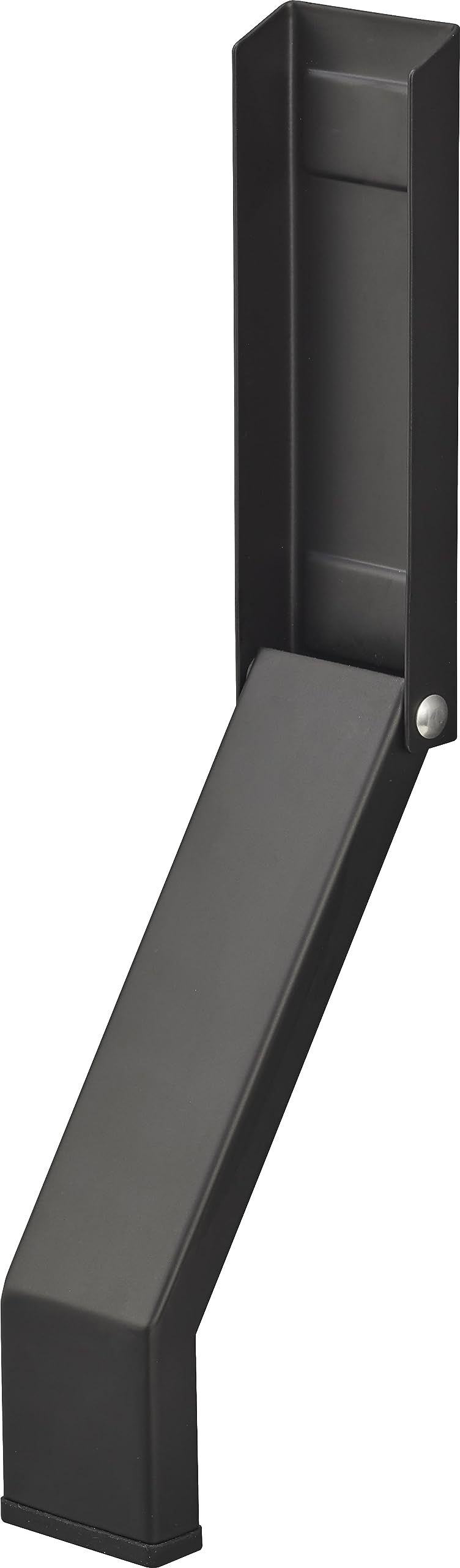 商品サイズ:使用時:約W4.5×D7×H28cm 収納時:約W4.5×D4×H17cm品質表示:本体:スチール(粉体塗装)マグネット、ストッパー先端・滑り止め:シリコーン取り付け可能なドア:マグネットがつく平らな面のスチール製ドア ※ドア下部から地面との間が約15cmを超えるドアには取り付けられません。カラー:ブラック収納時:約W4.5×D4×H17cm立ったまま片足で操作できる玄関ドアストッパー。サッと広げてサッとしまえるシンプルで機能的なドアストッパーです。立ったまま片足で開閉できるので、荷物などで両手がふさがっていても便利。引っ掛かりがあるので足で簡単に上げ下げができます。スチール製の玄関ドアに強力マグネットで簡単取り付け！使わない時は折り畳んでスリムに収納できます。すっきりしたデザインで玄関の邪魔になりません。設置面はシリコーンのすべり止めでしっかり止まります。