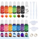 H・K レジン 着色剤 カラリー 基本10/14色/16色セット10ml/本 レジン着色用品 UV-LEDレジン液 ネイル用品 レジン 着色 レジン 着色 着色...