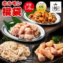 毎月29日〜限定販売！ホルモン4種福袋　国産　牛とろホルモン600g（塩味300g＋味噌味300g） 白ころ300g とんちゃん500g　ポッキリ価格　ホルモン 牛 焼肉 牛ホルモン 味噌　塩 焼き肉 BBQ お取り寄せグルメ おうち外食 バーベキュー 宅飲み おかず 焼くだけ 味付け 肉