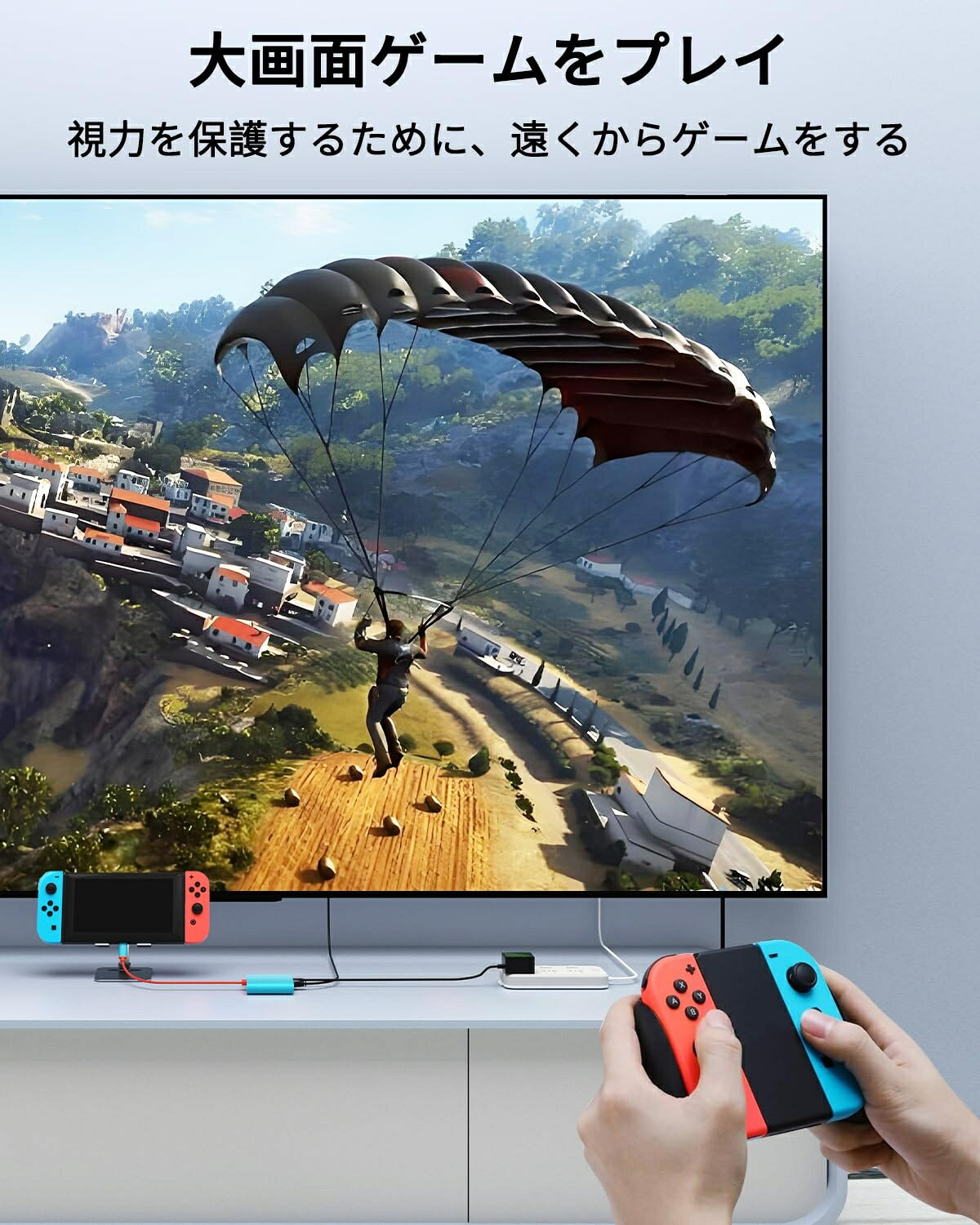 Switch ドック 直接にTV出力 Dnkeaur Steam Deckゲーム機本体 HD変換/TV/テーブル...