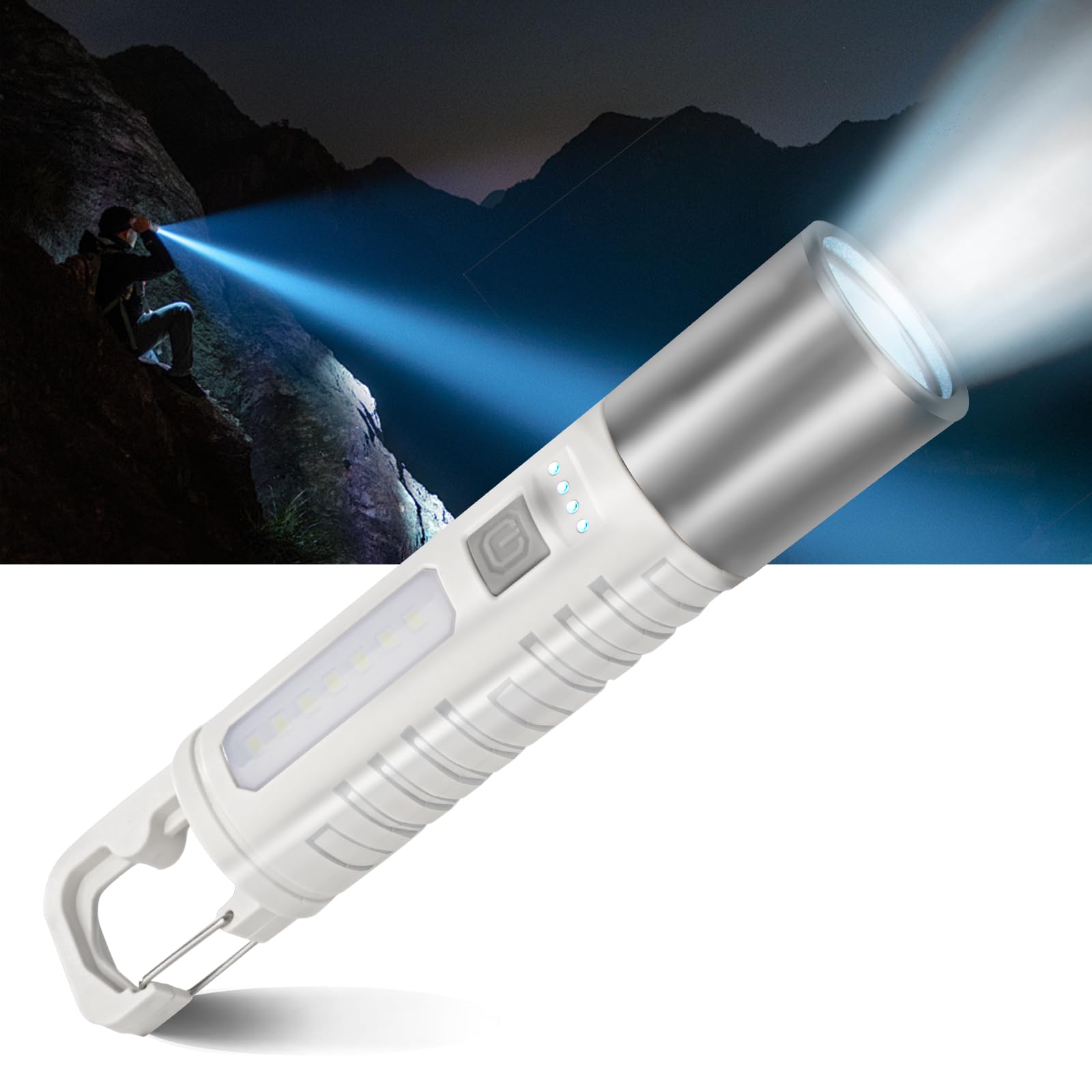懐中電灯強力高輝度ledライト広角...
