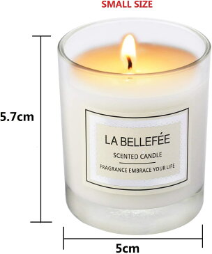\100円OFFクーポン/アロマキャンドル キャンドル 果物の香り ろうそく ソイワックス LA BELLEFÉE ルームフレグランス ペアー オレンジ ブルーベル お風呂 キャンドル 誕生日 飾り リラックス 母の日 母親 女性 ギフト プレゼント 人気 セット バレンタイン