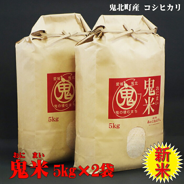 『鬼米5kg×2袋』令和5年産