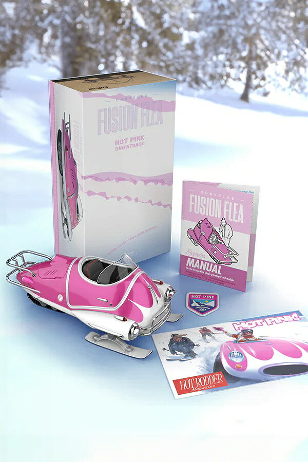 【アウトレット 48%OFF】FALLOUT（フォールアウト） Hot Pink Snowtrack Flea Die-Cast Replica 1個