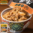 【25日限定！要エントリー！抽選でポイントバック】10パックセット すき家 牛丼の具冷凍食品 牛肉 おかず 惣菜 冷食 急速冷凍 お弁当【S8】