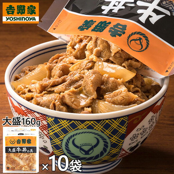 吉野家 牛丼の具 大盛 1袋（160g）×10