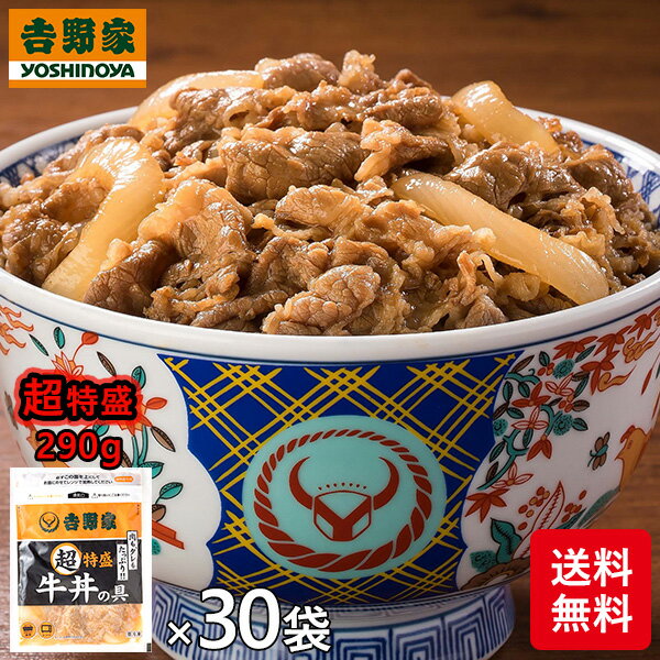 吉野家 超特盛牛丼の具 30袋 1袋（290g）×30袋