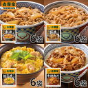 吉野家 牛丼 豚丼 親子丼 牛焼肉丼 4種バラエティーセット 1セット（24袋：4種×各6袋）