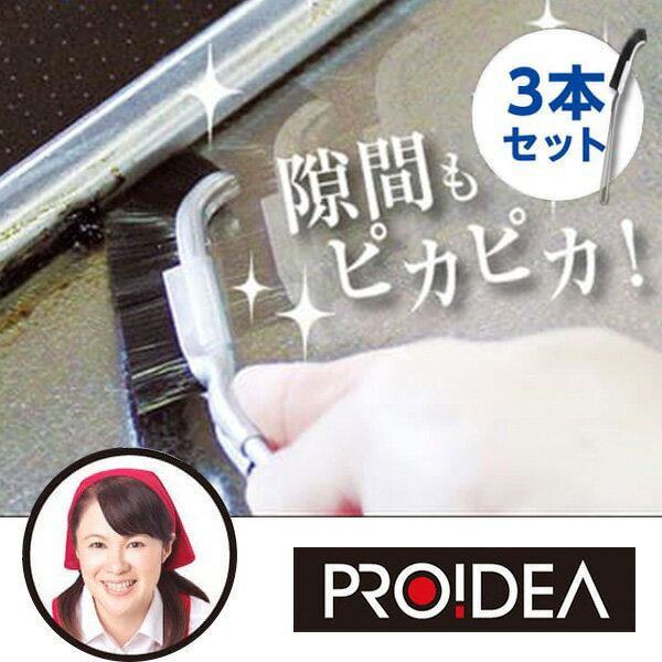 ドリーム プロイデア 大津式 お掃除ブラシJ 3本組 0070-3567 1セット（3本組）