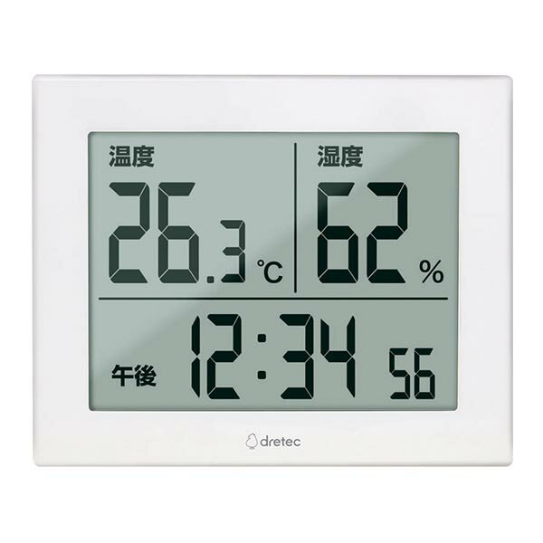 ドリテック 大画面温湿度計「ハキミエ」 O-506 1台 [2]