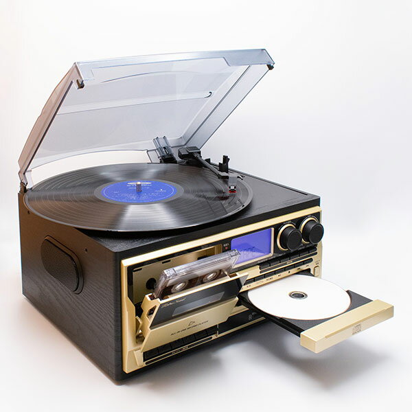 クマザキエイム Retro Sound オールインワン レコード プレーヤー AR-01G 1台