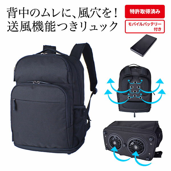 ROBERT KLEIN（ロバートクライン） コンバーチブルファンリュック モバイルバッテリー付き 871101 1個