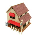 みにちゅあーとプチ 【カフェ-2】 S=1/220 ◆みにちゅあーとキット ジオラマ Zゲージ 建物 精密 おうち時間 工作 ミニチュア インテリア