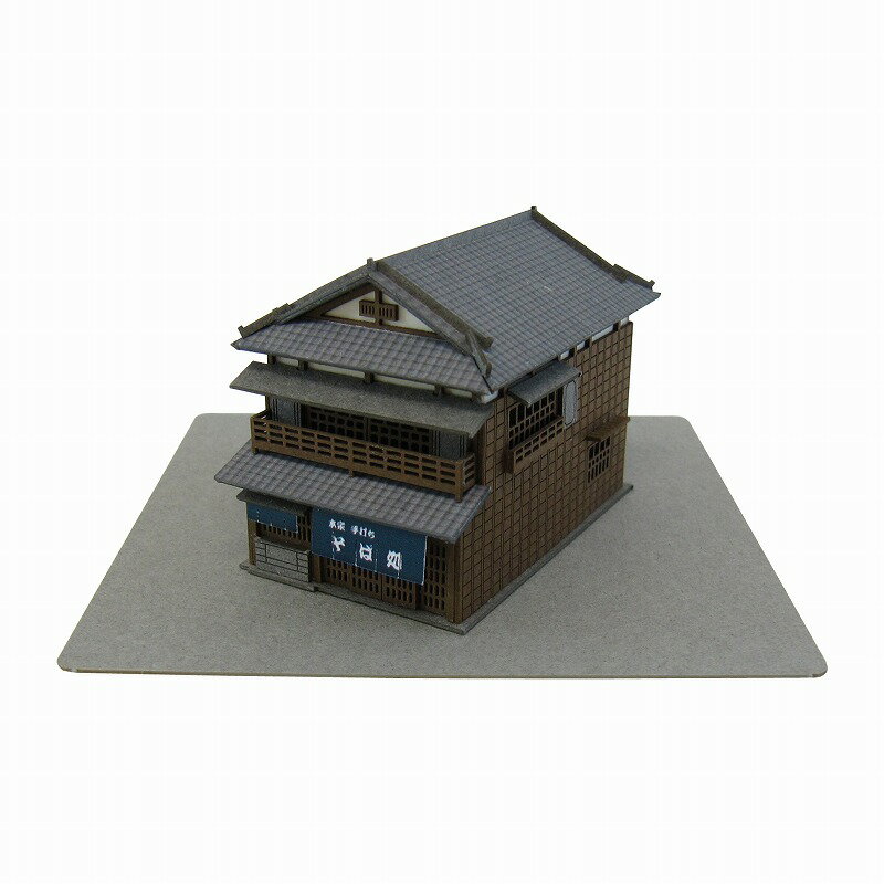 みにちゅあーとプチ 【そば屋】 S=1/220 ◆みにちゅあーとキット ジオラマ Zゲージ 建物 精密 おうち時..