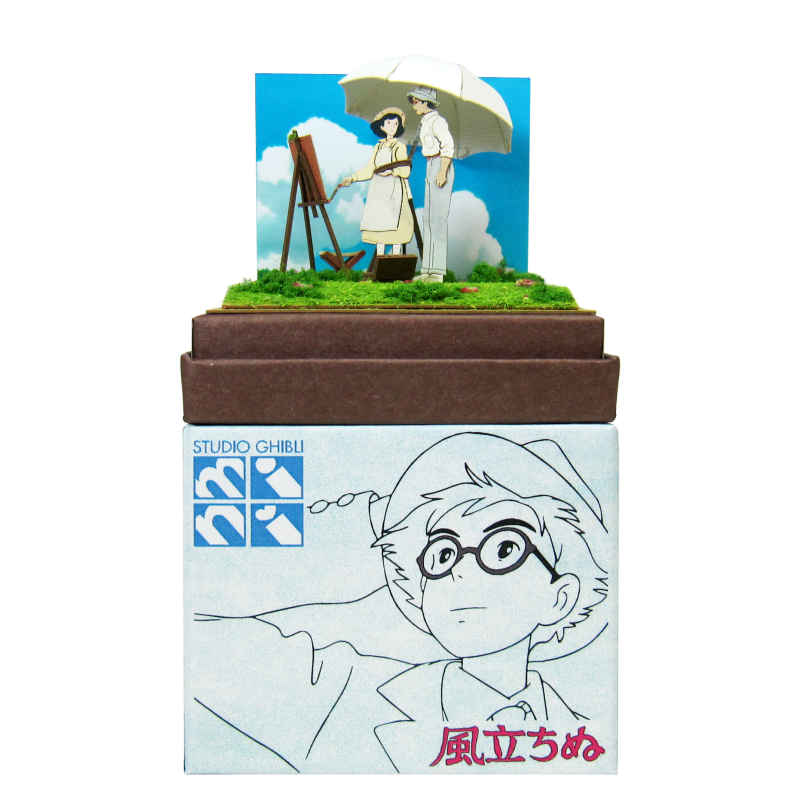 スタジオジブリmini 風立ちぬ 【風の吹きぬける丘で】 ◆みにちゅあーとキット おうち時間 工作 ミニチュア インテリアのサムネイル
