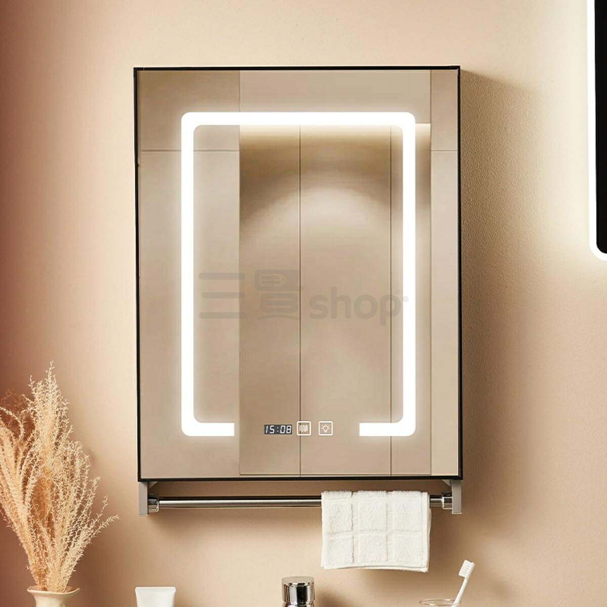 近代的なLEDキャビネットで浴室の装飾を強化します。スタイリッシュなデザインと省エネのLEDライトがスタイリッシュでモダンな外観を作り出し、ストレージスペースも提供しています。浴室の必需品を整理整頓して、取りやすくします。照明曇り止めヒーターのスイッチにタッチセンサーを採用する。曇りがあると、鏡にははっきり映すことができない困りに、タッチで解決できます。シャワー後にも曇りを拭き取る必要もなし。自然光に近い光を再現できるLEDで上下または左右から照らすので、身だしなみが確認しやすく、メイクもムラなく仕上がります。照明部は、消灯時もうっすらとした透け感が美しいアクリルフロスト仕上げ。照明のON/OFFはミラーの表面にあるタッチセンサーで操作できます。化粧や美容のために十分な光が入る環境を作ります。使いやすいタッチスイッチでLEDライトを簡単に制御できます。この熟練した機能を使って、現代のバスルームの便利さを体験します。スタイルを犠牲にすることなくストレージスペースを最大限に活用します。貴重な敷地スペースを節約し、パーソナルケアやバスグッズに十分なスペースを提供する壁掛けデザインのキャビネット。すべてが整然としていることを維持して、浴室に少し優雅さを加えます。注意事項:1、 手作業で計測しているため、1～3cmの誤差が生じる場合があります，ご理解ください。2、 ディスプレイや照明の違いにより、色が若干異なる場合がありますが、理解していただきありがとうございます。3、この製品の使用中に問題が発生した場合は、時間内にご連絡ください。24時間以内に返信いたします。&nbsp; &nbsp; &nbsp; &nbsp; &nbsp; &nbsp; &nbsp; &nbsp; &nbsp; &nbsp; &nbsp; &nbsp; &nbsp; &nbsp; &nbsp; &nbsp; &nbsp; &nbsp; &nbsp; &nbsp; &nbsp; &nbsp; &nbsp;4、輸送中に多少の衝撃が加わる可能性がございます。万が一不具合や破損などがございましたら、部品の再送など対応させていただきますので、お気軽にご連絡くださいませ。5、商品が多いため、発送時に説明書をお送りし忘れることがございます。万が一、説明書が届いていない場合や、商品組み立てに関してご不明点がございましたら、お手数ですがご連絡いただけますようお願い申し上げます。電子版の説明書を再送させていただきますので、どうぞご安心ください。お客様にはご理解いただきますようお願い申し上げます。お客様のご支援が、私たちの励みとなっております。6、もし特大サイズ荷物となる場合は、、配達日時の指定はできません。ご了承ください。 1F 玄関でのお渡し となります。また配達の際に、大変恐縮ですが、お客様ご自身で荷下ろしのご手配をお願いいたします。体積デカい商品のため、運送中万が一小さい破損が起こる場合、壊れた部品を再発送することが対応可能です。返品返金受けかねます。沖縄、北海道、離島などの住所について送料は別途です。ご理解よろしくお願い申し上げます。近代的なLEDキャビネットで浴室の装飾を強化します。スタイリッシュなデザインと省エネのLEDライトがスタイリッシュでモダンな外観を作り出し、ストレージスペースも提供しています。浴室の必需品を整理整頓して、取りやすくします。照明曇り止めヒーターのスイッチにタッチセンサーを採用する。曇りがあると、鏡にははっきり映すことができない困りに、タッチで解決できます。シャワー後にも曇りを拭き取る必要もなし。自然光に近い光を再現できるLEDで上下または左右から照らすので、身だしなみが確認しやすく、メイクもムラなく仕上がります。照明部は、消灯時もうっすらとした透け感が美しいアクリルフロスト仕上げ。照明のON/OFFはミラーの表面にあるタッチセンサーで操作できます。化粧や美容のために十分な光が入る環境を作ります。使いやすいタッチスイッチでLEDライトを簡単に制御できます。この熟練した機能を使って、現代のバスルームの便利さを体験します。スタイルを犠牲にすることなくストレージスペースを最大限に活用します。貴重な敷地スペースを節約し、パーソナルケアやバスグッズに十分なスペースを提供する壁掛けデザインのキャビネット。すべてが整然としていることを維持して、浴室に少し優雅さを加えます。注意事項:1、 手作業で計測しているため、1～3cmの誤差が生じる場合があります，ご理解ください。2、 ディスプレイや照明の違いにより、色が若干異なる場合がありますが、理解していただきありがとうございます。3、この製品の使用中に問題が発生した場合は、時間内にご連絡ください。24時間以内に返信いたします。&nbsp; &nbsp; &nbsp; &nbsp; &nbsp; &nbsp; &nbsp; &nbsp; &nbsp; &nbsp; &nbsp; &nbsp; &nbsp; &nbsp; &nbsp; &nbsp; &nbsp; &nbsp; &nbsp; &nbsp; &nbsp; &nbsp; &nbsp;4、輸送中に多少の衝撃が加わる可能性がございます。万が一不具合や破損などがございましたら、部品の再送など対応させていただきますので、お気軽にご連絡くださいませ。5、商品が多いため、発送時に説明書をお送りし忘れることがございます。万が一、説明書が届いていない場合や、商品組み立てに関してご不明点がございましたら、お手数ですがご連絡いただけますようお願い申し上げます。電子版の説明書を再送させていただきますので、どうぞご安心ください。お客様にはご理解いただきますようお願い申し上げます。お客様のご支援が、私たちの励みとなっております。6、もし特大サイズ荷物となる場合は、、配達日時の指定はできません。ご了承ください。 1F 玄関でのお渡し となります。また配達の際に、大変恐縮ですが、お客様ご自身で荷下ろしのご手配をお願いいたします。体積デカい商品のため、運送中万が一小さい破損が起こる場合、壊れた部品を再発送することが対応可能です。返品返金受けかねます。沖縄、北海道、離島などの住所について送料は別途です。ご理解よろしくお願い申し上げます。