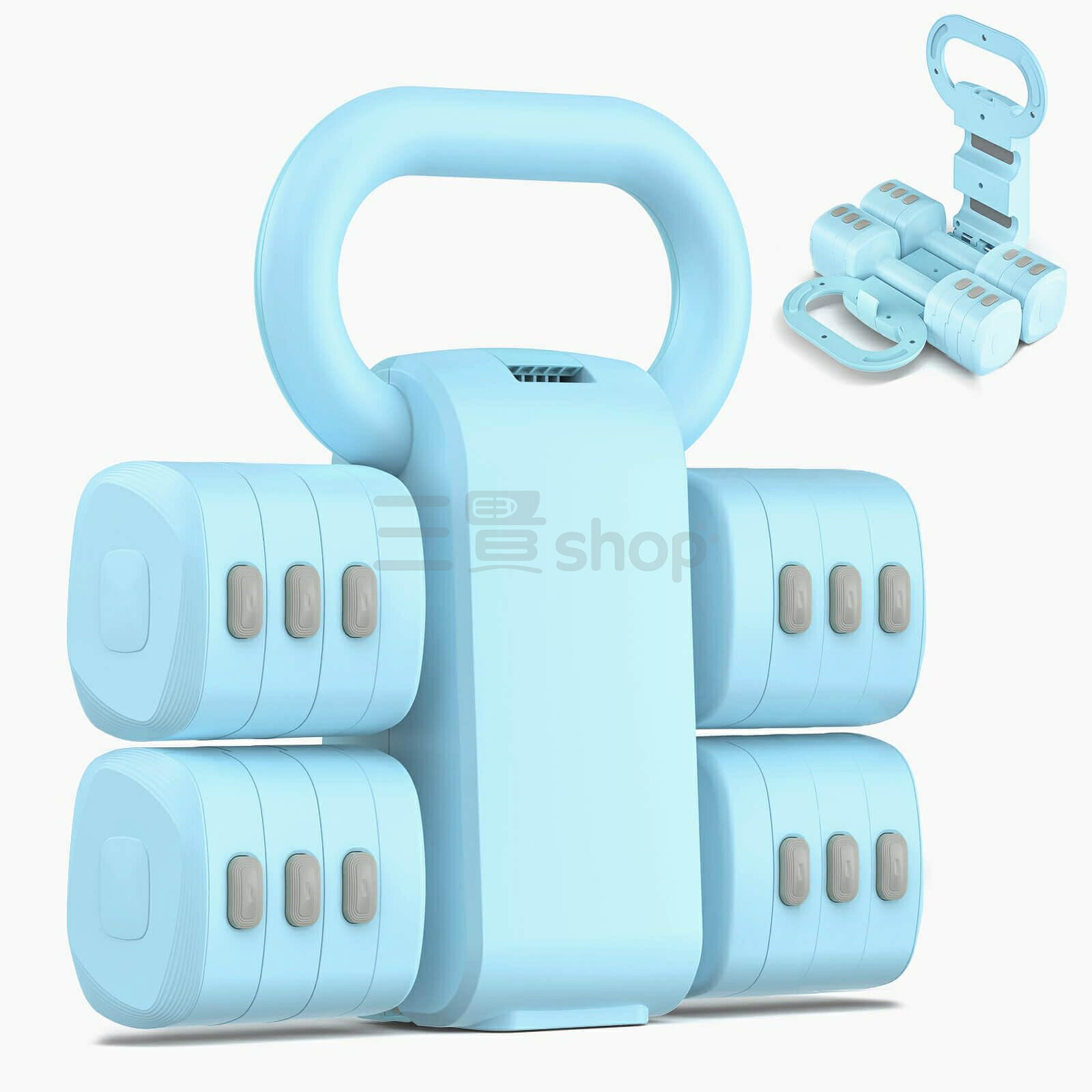 ダンベル 可変式 2個セット 軽量ダンベル 5段階調節 1.5kg-5kg 滑り止めハンドル 安全ロック機構 自宅トレーニング 筋トレグッズ 女性用 省スペース スクエアデザイン