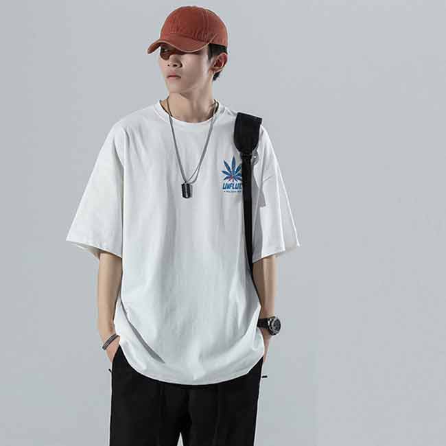 Rakuten - 【トップス・Tシャツ】半袖Tシャツ プリント 夏物 カジュアル ロゴT