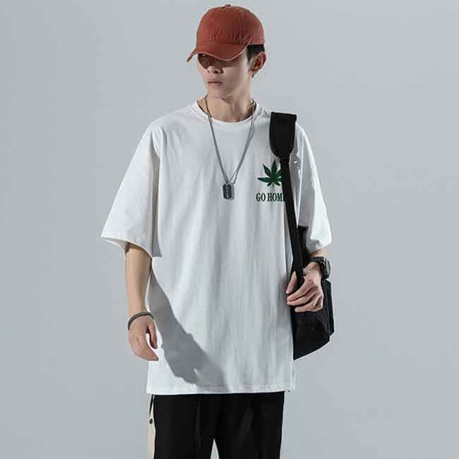 Rakuten - 【トップス・Tシャツ】半袖Tシャツ プリント 夏物 カジュアル ロゴT
