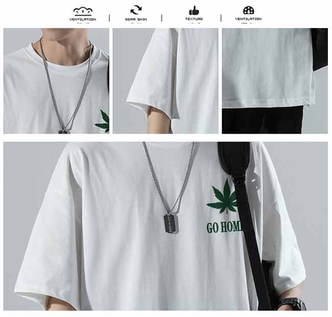 【トップス・Tシャツ】半袖Tシャツ プリント 夏物 カジュアル ロゴT