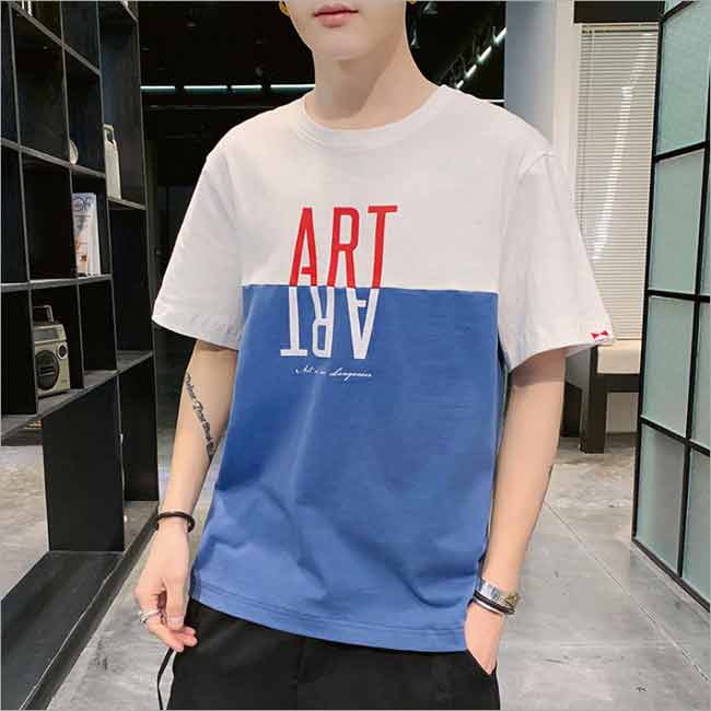 Rakuten - 【トップス・Tシャツ】半袖Tシャツ プリント 夏物 カジュアル ロゴT